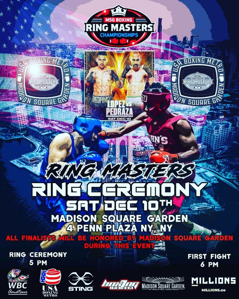“Ring Masters Ring Ceremony” To Go Down Saturday At Madison Square