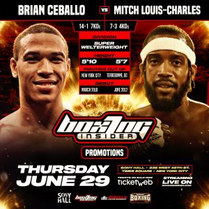 Brian Ceballo is definitely going places | BoxingInsider.com