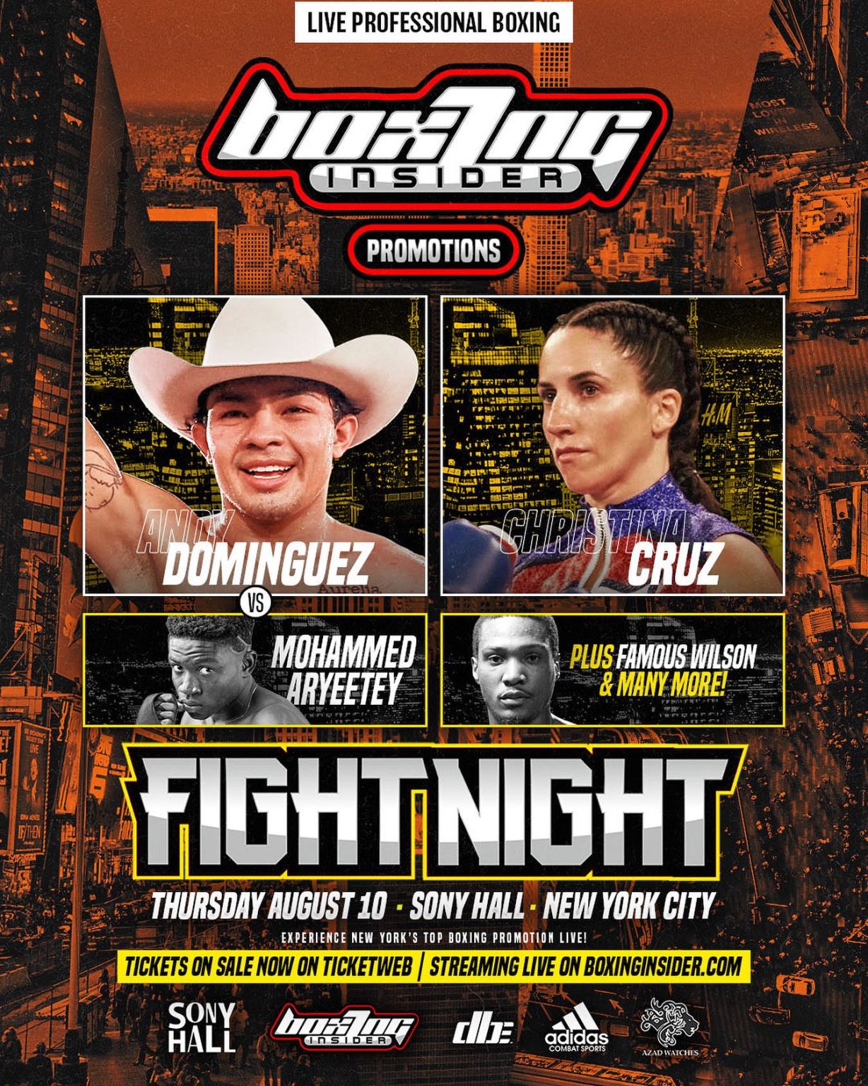 Boxing Insider Fight Night -- Dominguez coming hard after tenth ...