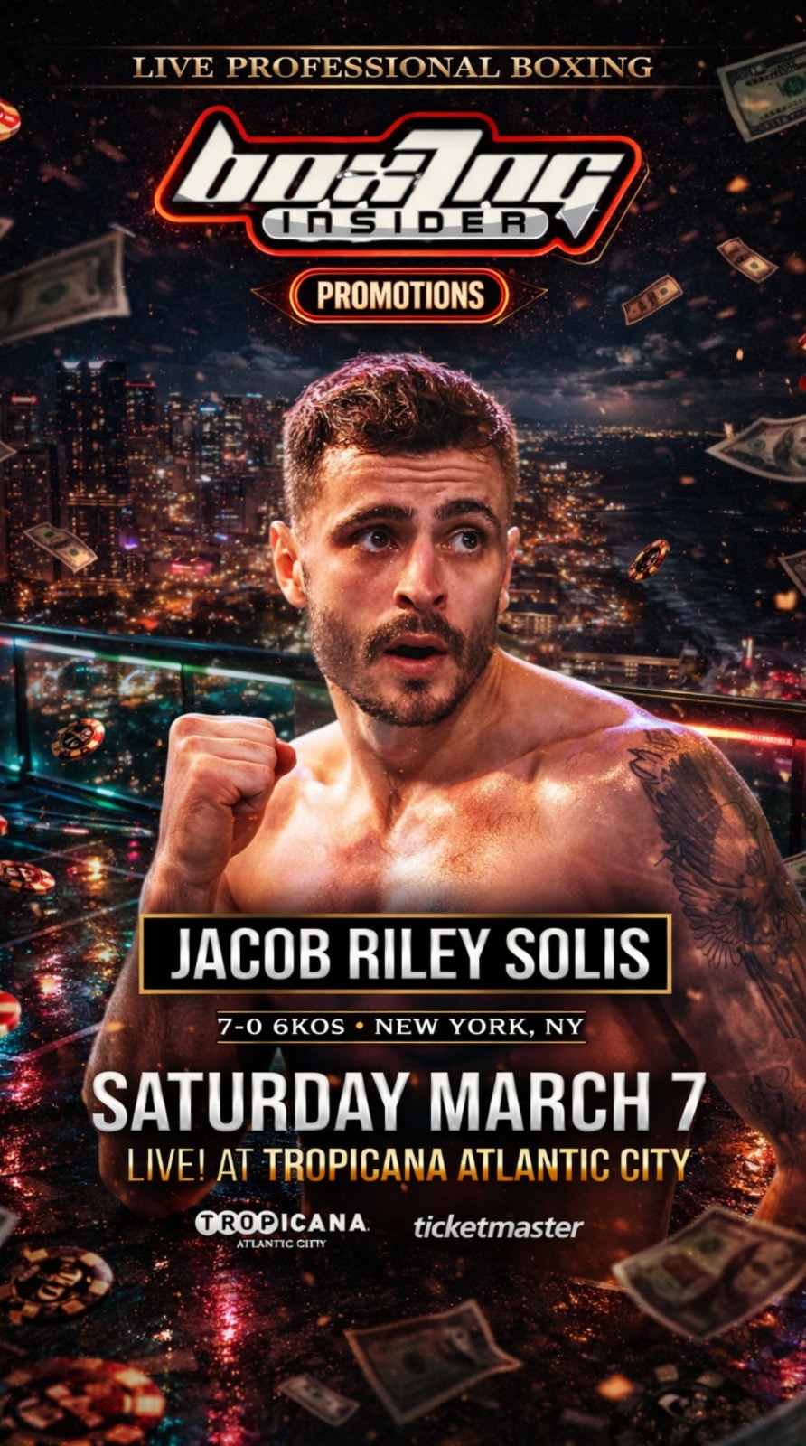 Jacob Solis Returns Saturday vs. Jeremy Ramos at Tropicana Atlantic City