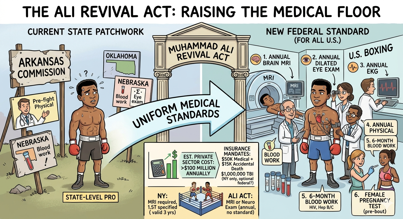 LATEST: What the Ali Revival Act Actually Requires Medically, What It Costs, and How It Compares to the States That Already Do It
