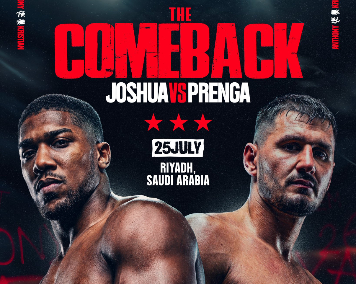 LATEST: Anthony Joshua Returns July 25 vs. Kristian Prenga in Riyadh