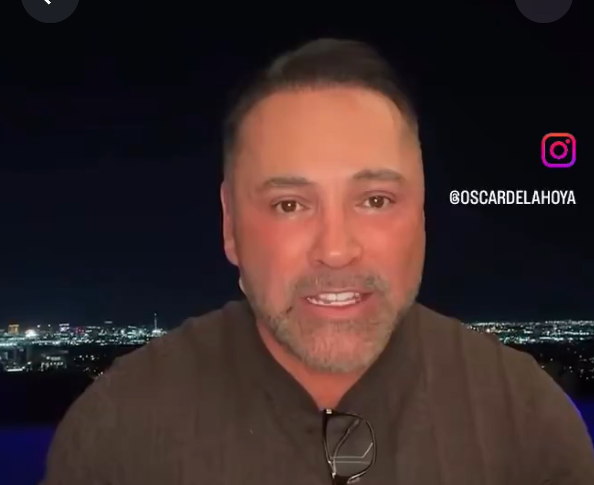 De La Hoya Says Senate Hearing Was a Buzzsaw, Rips TKO and Nick Khan